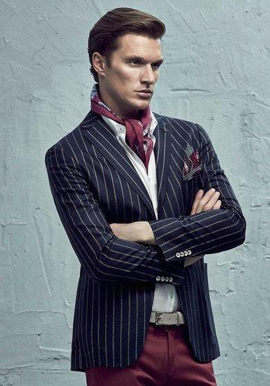 Свадебный мужской костюм B2359 - Магазин мужской одежды BAGOZZA