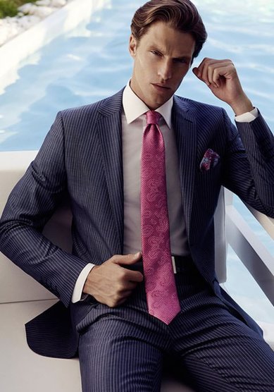 Свадебный мужской костюм B2360 - Магазин мужской одежды BAGOZZA