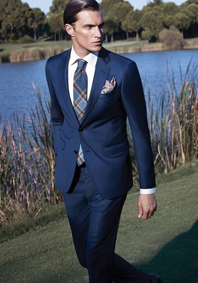 Свадебный мужской костюм B2361 - Магазин мужской одежды BAGOZZA