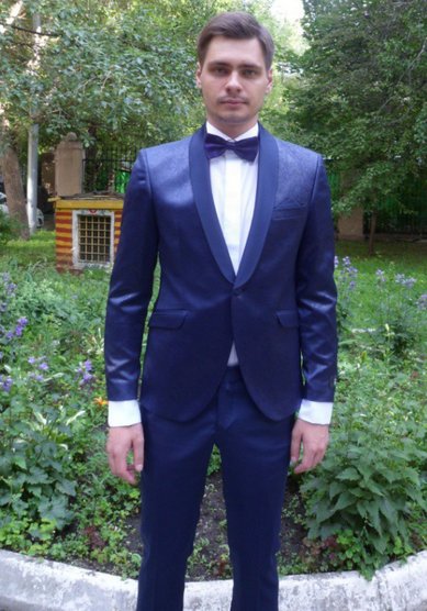 Свадебный мужской костюм Б2402 - Салон свадебных мужских костюмов Богема