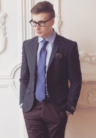 Свадебный мужской костюм Мужской пиджак-P2458 - Салон костюмов Patrik man