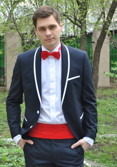 Свадебный мужской костюм Б2505 - Салон свадебных мужских костюмов Богема