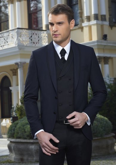 Свадебный мужской костюм Виланд-M2528 - Салон костюмов Manzetti