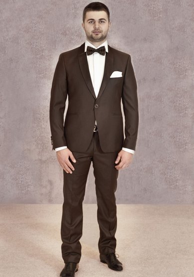 Свадебный мужской костюм MK05-Б2824 - Мужские костюмы в свадебном салоне Белый Авантаж...