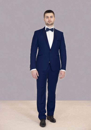 Свадебный мужской костюм MK01-Б2828 - Мужские костюмы в свадебном салоне Белый Авантаж...