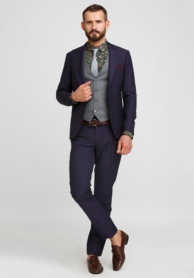 Свадебный мужской костюм P3034 - Салон костюмов Patrik man