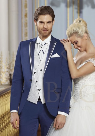 Свадебный мужской костюм 51087-07-08-B3271 - Салон костюмов BAGGI