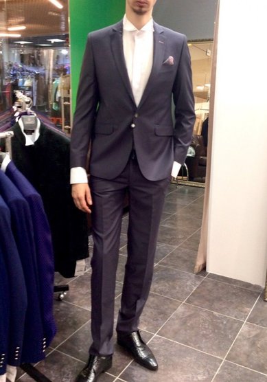 Свадебный мужской костюм Graphite-B3277 - Салон костюмов BAGGI