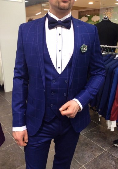 Свадебный мужской костюм 10215-B3318 - Салон костюмов BAGGI