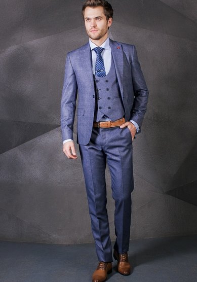 Свадебный мужской костюм МК01-Д3357 - Свадебный салон Дом Весты