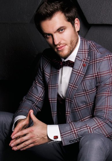 Свадебный мужской костюм МК003-Д3371 - Свадебный салон Дом Весты