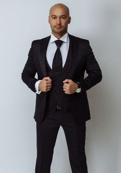 Свадебный мужской костюм 80015-B3538 - Салон костюмов BAGGI