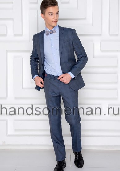 Свадебный мужской костюм 1502-B3586 - Магазин классической мужской одежды BAUROTTI original