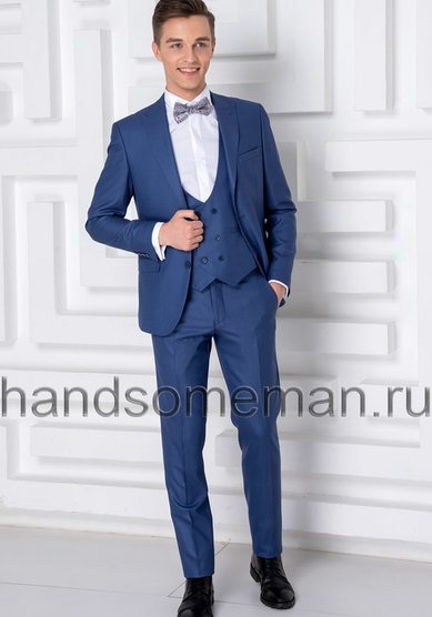 Свадебный мужской костюм 1519-B3593 - Магазин классической мужской одежды BAUROTTI original