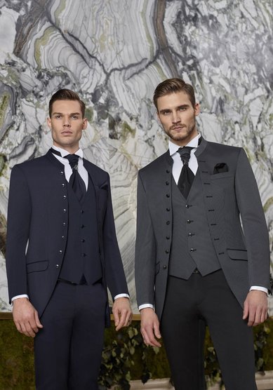 Свадебный мужской костюм Френч 50458-02-04-B3653 - Салон костюмов BAGGI