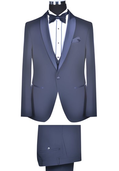 Свадебный мужской костюм Мужской смокинг 21022-02-B3783 - Салон костюмов BAGGI