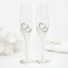 Фужеры молодоженов С44419