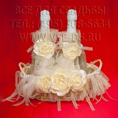 Корзинка для бутылок шампанского В8589