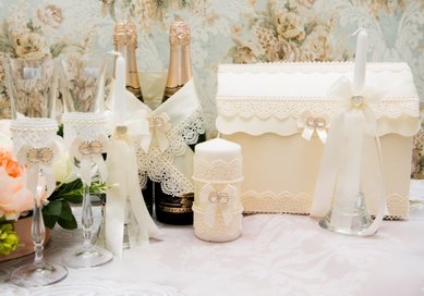 Свадебный набор ДВОЕ I110418 - МАСТЕРСКАЯ IVORY