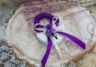 Свадебный замочек. I110441 - МАСТЕРСКАЯ IVORY