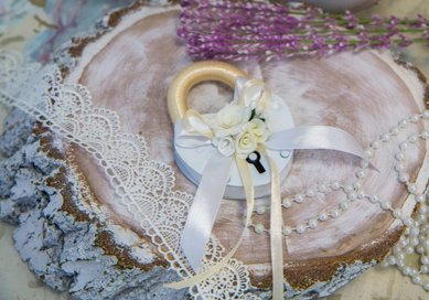 Свадебный замочек. I110443 - МАСТЕРСКАЯ IVORY