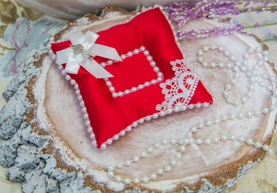 Подушечка для колец I110449 - МАСТЕРСКАЯ IVORY