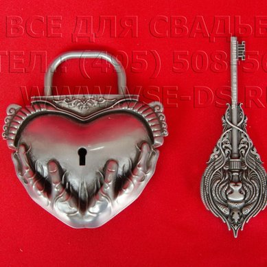 Свадебный замочек В14257 - Салон свадебных аксессуаров Все для свадьбы