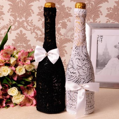 Мешочки для шампанского Д14723 - Сеть свадебных магазинов Да, я согласна - i-agree.ru
