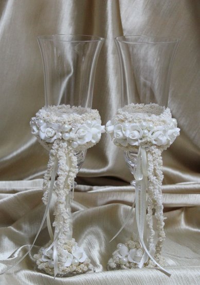 Бокалы Я16853 - Аксессуары ручной работы Я НА Свадьбу