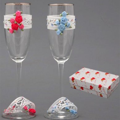 Бокалы В20556 - Салон свадебных аксессуаров Все для свадьбы