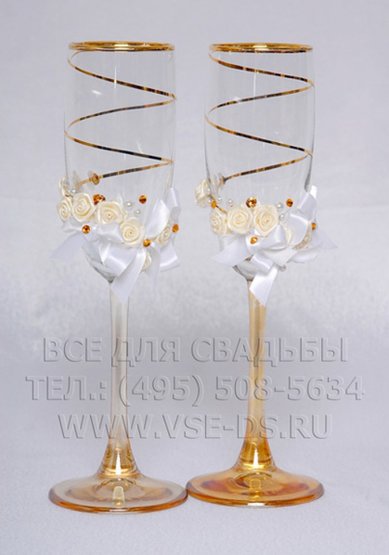 Бокалы В20571 - Салон свадебных аксессуаров Все для свадьбы