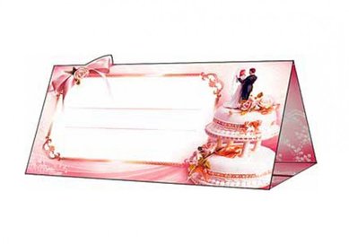 Рассадочная карточка В20587 - Салон свадебных аксессуаров Все для свадьбы