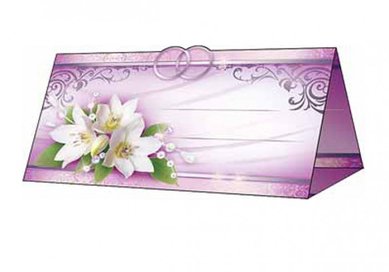 Рассадочная карточка В20588 - Салон свадебных аксессуаров Все для свадьбы