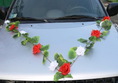 Украшение на автомобиль В20708 - Салон свадебных аксессуаров Все для свадьбы