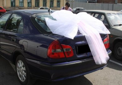 Украшение на автомобиль В20721 - Салон свадебных аксессуаров Все для свадьбы