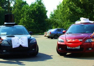 Украшение на автомобиль В20723 - Салон свадебных аксессуаров Все для свадьбы