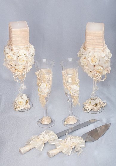 Свадебный набор Я32743 - Аксессуары ручной работы Я НА Свадьбу