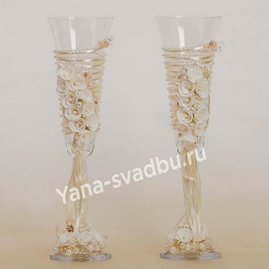 бокалы Я42863 - Аксессуары ручной работы Я НА Свадьбу
