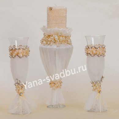 домашний очаг и бокалы Я42867 - Аксессуары ручной работы Я НА Свадьбу