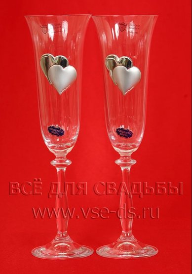 Бокалы В4324 - Салон свадебных аксессуаров Все для свадьбы