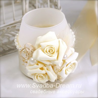 Свеча С44341 - Магазин аксессуаров ручной работы Свадебная Мечта