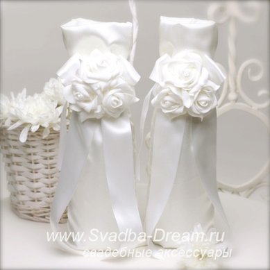 Мешочки для шампанского С44351 - Магазин аксессуаров ручной работы Свадебная Мечта