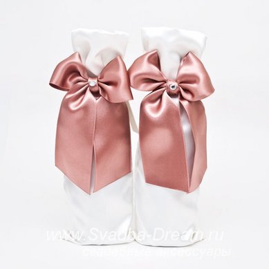 Украшения для шампанского С44361 - Магазин аксессуаров ручной работы Свадебная Мечта...