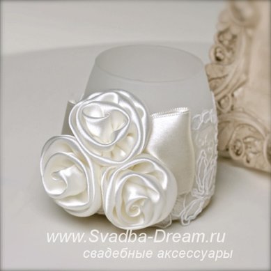 Свеча в стекле С44365 - Магазин аксессуаров ручной работы Свадебная Мечта