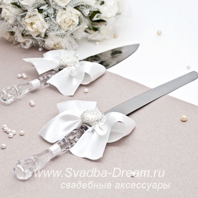 Приборы для торта С44379 - Магазин аксессуаров ручной работы Свадебная Мечта