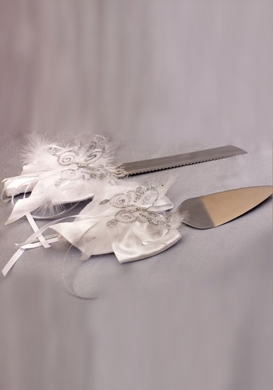 Лопатка и нож для торта Я4806 - Аксессуары ручной работы Я НА Свадьбу