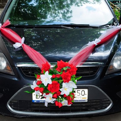 Бант на машину Д50486 - Сеть свадебных магазинов Да, я согласна - i-agree.ru