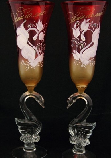 Набор бокалов - рубин К99512 - Салон аксессуаров Конфетка