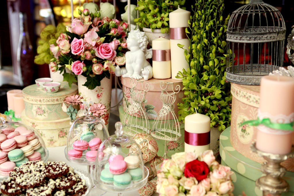 Оформление сладкого стола.