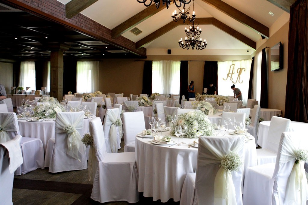 Оформление зала.